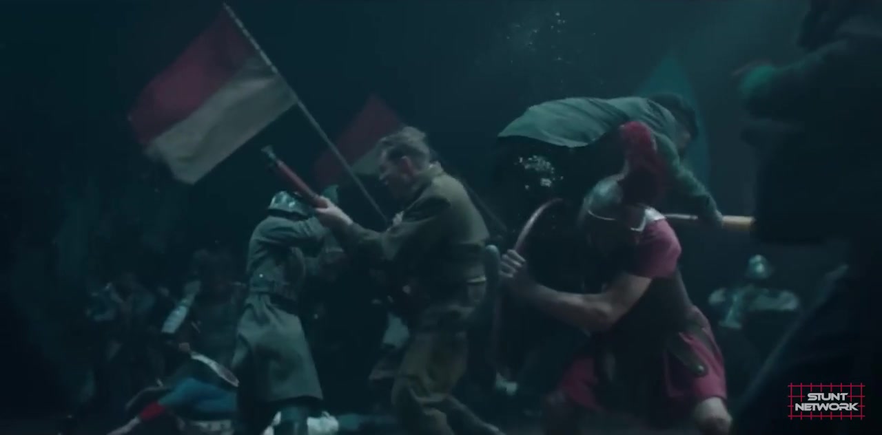 Medieval battle sequence